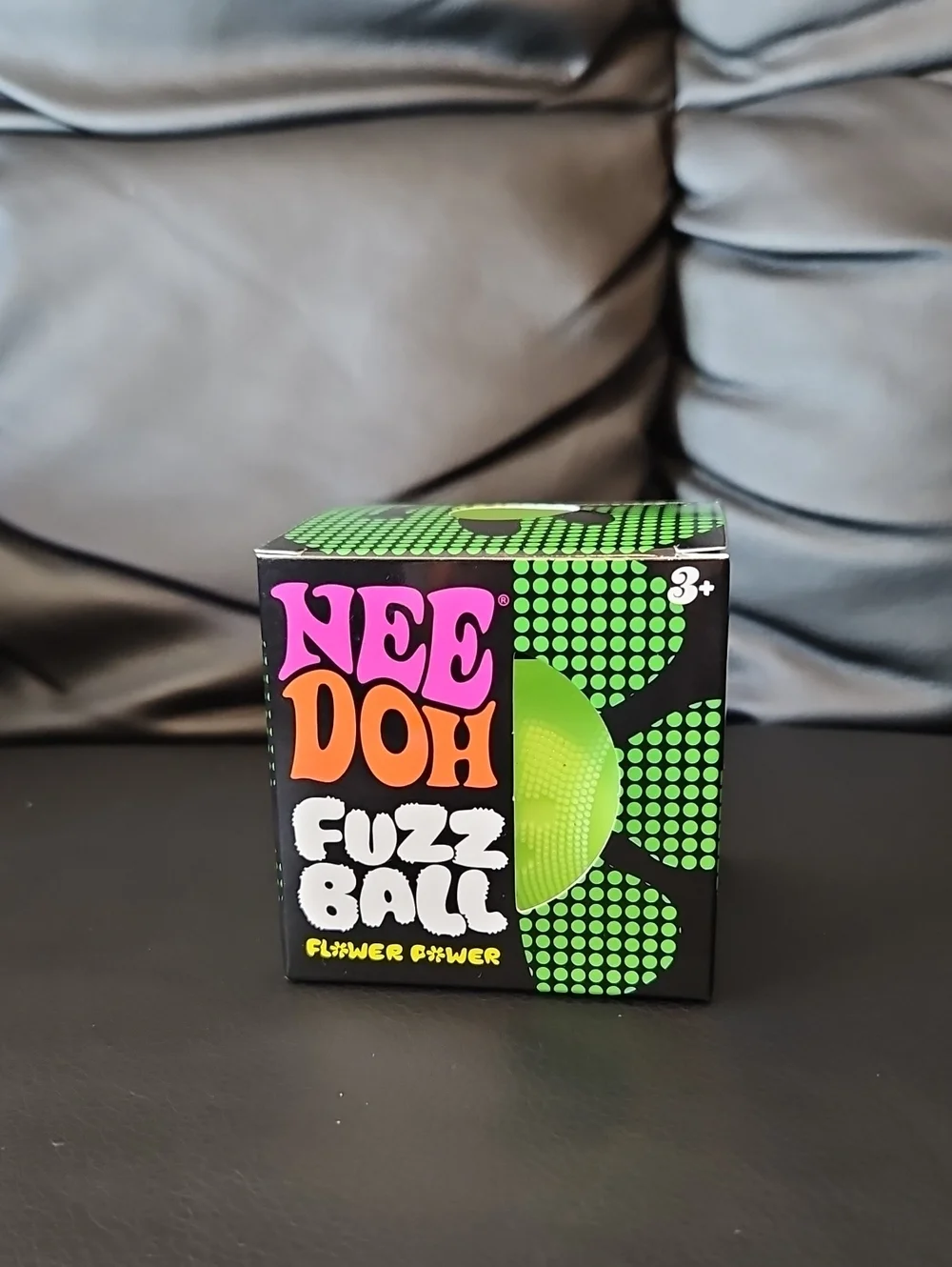 Needoh Fuzz Ball Flower Power Toy - Green